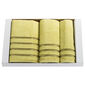 Darčekový set uterákov Nicola olivová, súprava 3 ks