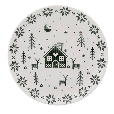 Altom Porcelanasti desertni krožnik Grenlandia 20cm, zelen