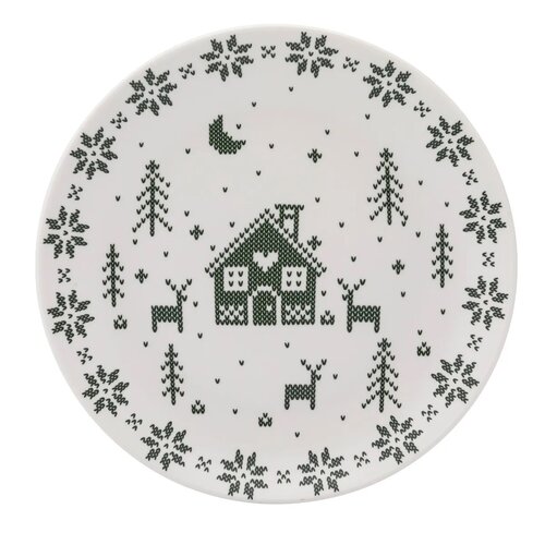 Altom Porcelanasti desertni krožnik Grenlandia 20cm, zelen