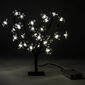 Pom decorativ de Crăciun cu 25 Flori LED