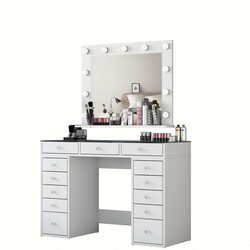Schne Schminktisch Mit Glasplatte Ebenbild