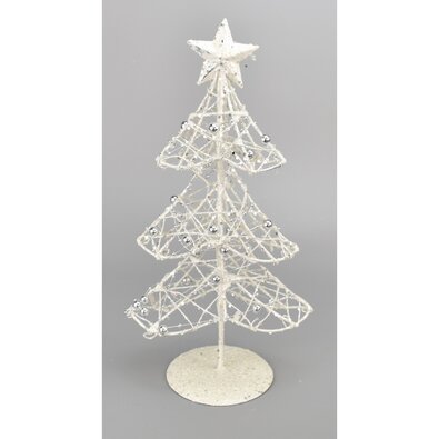 Vánoční dekorace Stromek s perličkami, 30 cm