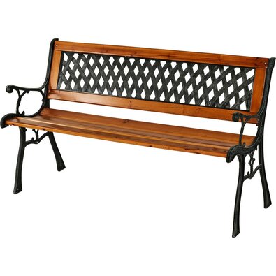 Zahradní lavička Paula, 125 x 52 x v. 73 cm, cypřišové dřevo