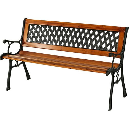 Paula kerti pad, 125 x 52 x magasság 73 cm, ciprusfa