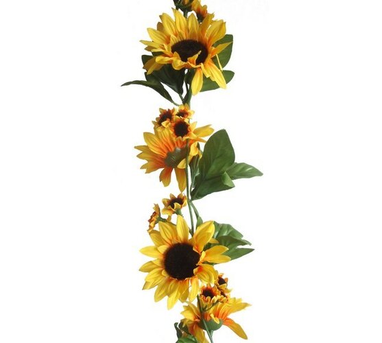 Umělá květina slunečnice girlanda