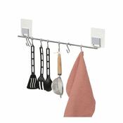 Compactor Selbstklebende Küchenstange zum Aufhängen Bestlock Magic, 8 Haken