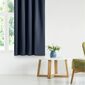 Restilo Blackout Oxford Pleat függöny, indigó, 140 x 245 cm