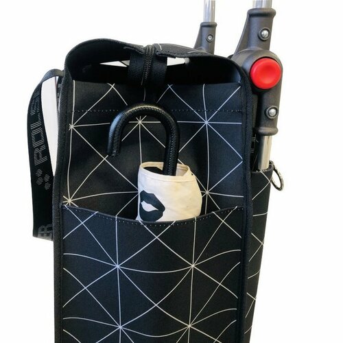 Rolser Nákupná taška na kolieskach BMik Star Logic RG, čierno-biela
