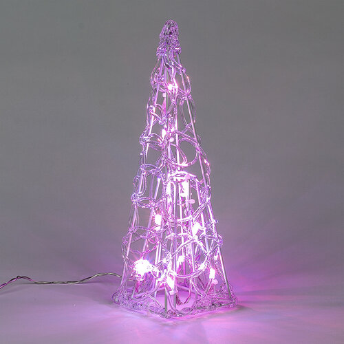 LED vánoční stromeček pyramida barevné světlo