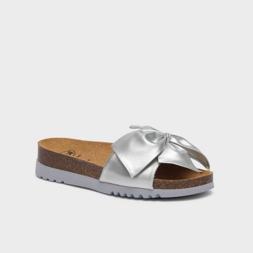 Scholl Pantofle Bowy 2.0 ezüst, méret 39