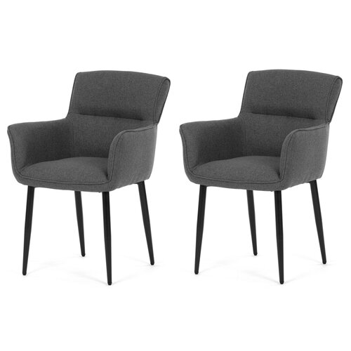 Set de scaune de sufragerie DCH-J2159 GREY2, 2buc.