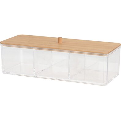 Organizer kosmetyczny Bamboo Eleganza, 23 x 9,5 x 6,5 cm