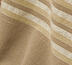 Prikrývka na posteľ so strapcami, béžová, 220 x 260 cm