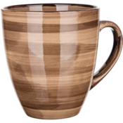 Set de 6 căni din ceramică Banquet PALAS , 400 ml, maro