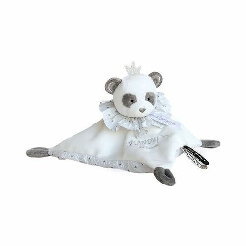 Doudou Dárková sada - plyšový muchláček panda 20 cm