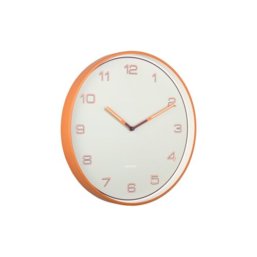 Karlsson 6013OR dizajnové nástenné hodinyoranžová, pr.  40 cm