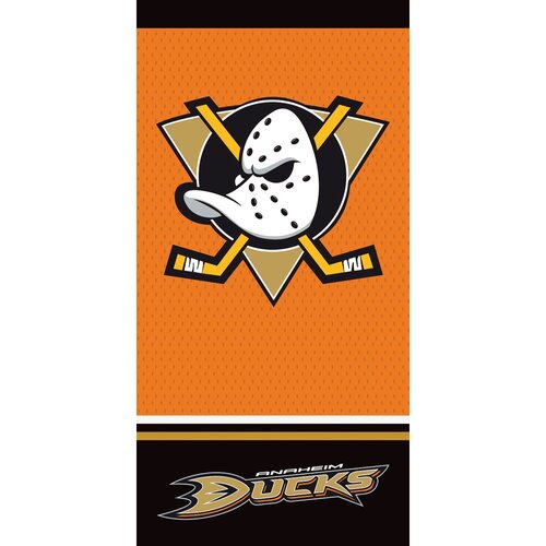 BedTex Osuška NHL Anaheim Ducks, 70 x 140 cm