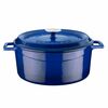 Oală din fontă LAVA Metal, diametru 28 cm,albastru, 6,7 l