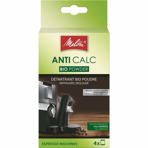 Melitta Práškový bio-odvápňovač pro automatické kávovary, 4 ks