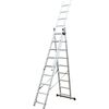Fieldmann FZZ 4309 – drabina trzyczęściowa, 3 x 9 szczebli