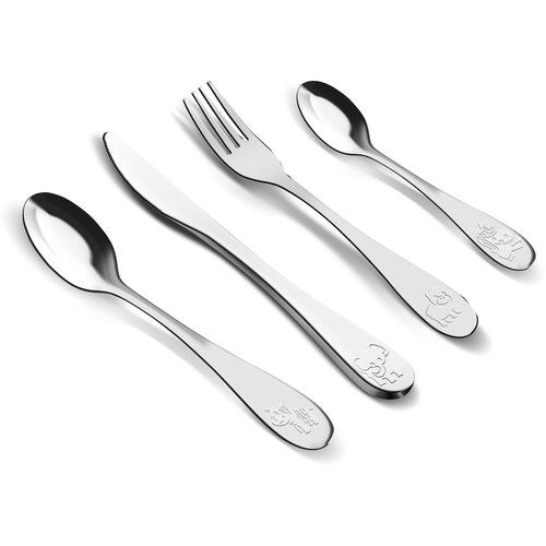 Lamart LT5013 4-delni set otroškega jedilnegapribora Kid