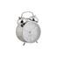 Karlsson 6009CH design ceas cu alarmă argintiu, diametru 12 cm