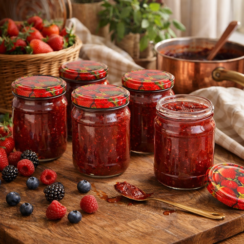 Browin 11252 set kozarcev za vlaganje s pokrovčkomTwist 500 ml, 6 kosov