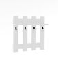 Fali fogas Carina White