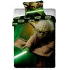 Dětské bavlněné povlečení Star Wars Yoda, 140 x 200 cm, 70 x 90 cm