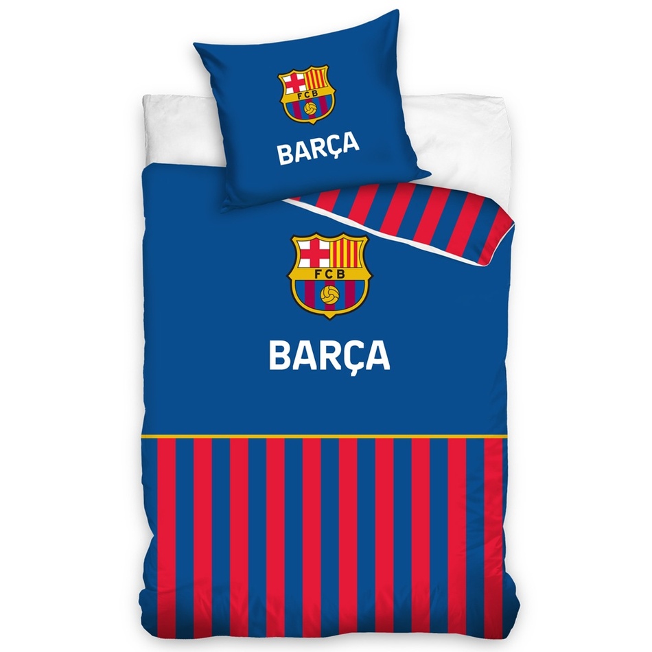 Obrázok Bavlnené obliečky FC Barcelona Pajamas, 140 x 200 cm, 70 x 90 cm