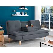Canapea cu trei locuri ASB-4720 GREY2, gri închis