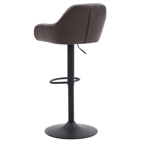 Scaun de bar din piele ecologică B-716 BR3, maro
