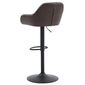 Scaun de bar din piele ecologică B-716 BR3, maro