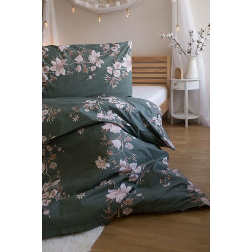 Jerry Fabrics Bombažno posteljnina Disa zelena,140 x 200 cm, 70 x 90 cm