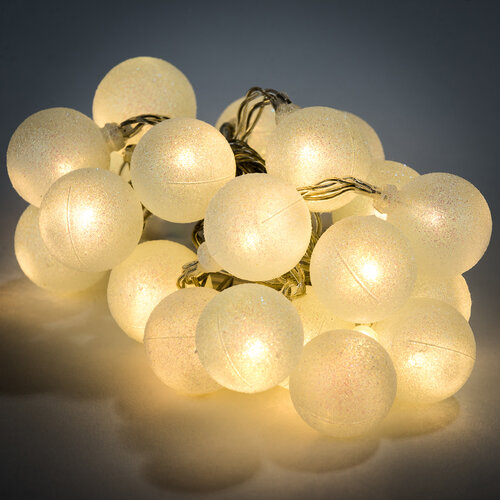 Lanț luminițe decorativ Balls, 20 LED