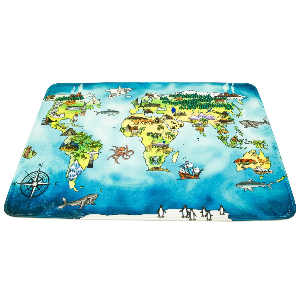 BO-MA detský koberec svet, 76 x 117 cm