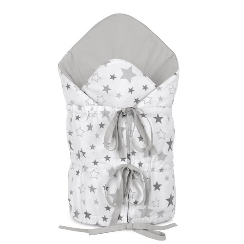 Bellatex Rożek dziecięcy Gwiazdy szary, 75 x 75 cm