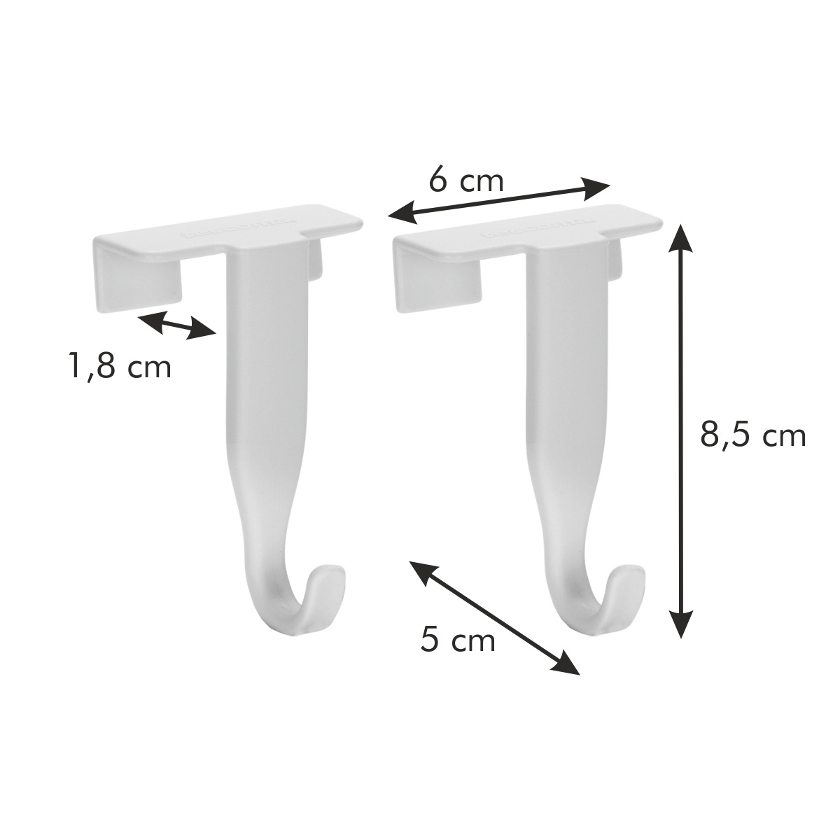 Obrázok Tescoma Háčiky na dvere FlexiSPACE, 2 ks