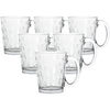 Altom Set of glass mugs Leon Choinka 300 ml, 6 pcs