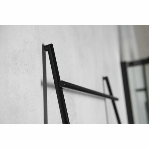 SAPHO SE121 Suport prosop Debut 50 x 186 x 3,2 cm,negru mat