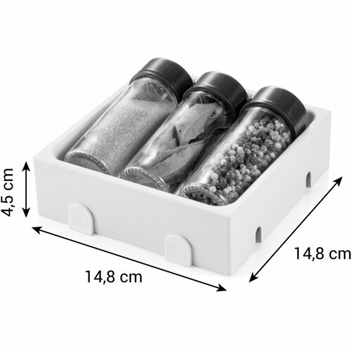 Tescoma Zásobník na koreničky FlexiSPACE, 14,8 x 14,8 cm