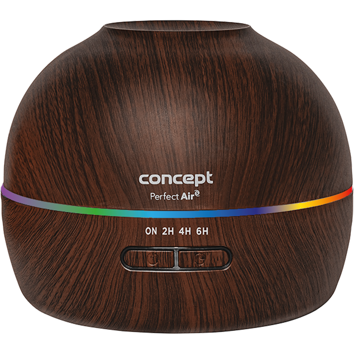 Concept ZV1006 zvlhčovač vzduchu s aromadifuzérem 2v1 Perfect air Wood, tmavé dřevo