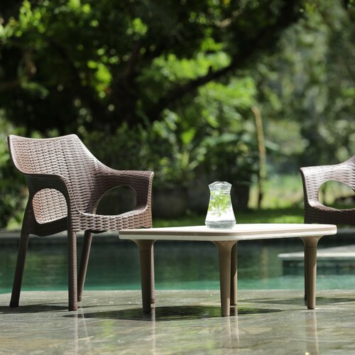 Kunstrattan-Sessel Cambridge Dark Brown  61 x 54 x 80 cm
