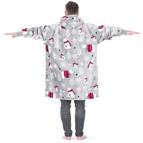 4Home Arctic Snuggles mikroplüss gyapjú hatású pulóver, uni L - férfi