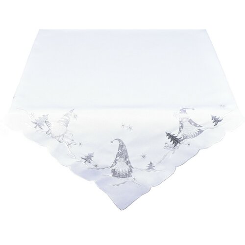 Față de masă de Crăciun Spiridușii, albă, 35 x 35 cm