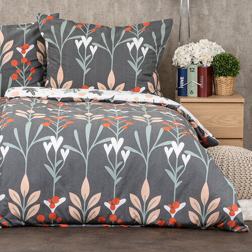 Lenjerie de pat din flanelă 4Home Winter nature, 140 x 220 cm, 70 x 90 cm