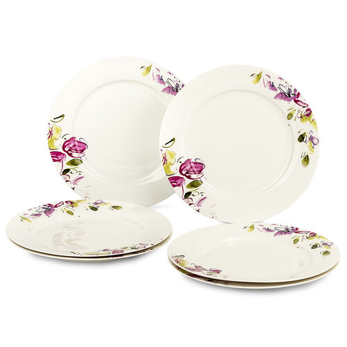 Verso Набір десертних тарілок Clasico Floral 20,5 см, 6 шт.