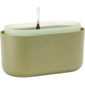 Jardinieră cu auto-irigare Plastia, verde,31 x 16 cm