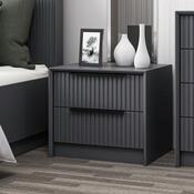 Nachttisch Kale Luxe Anthracite