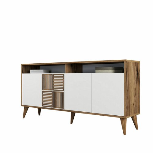 Szafka Milan Walnut and White